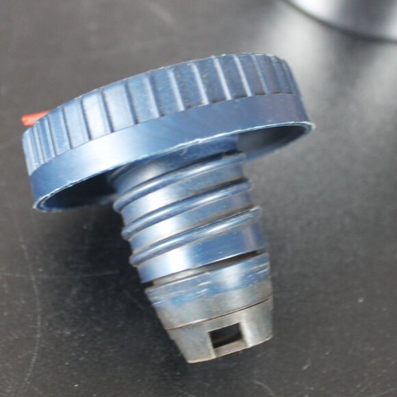 Blue Thermos Vacuum Bottle Model 2480 King Seeley 1 LT Stainless Steel Vintage - Picture 15 of 16